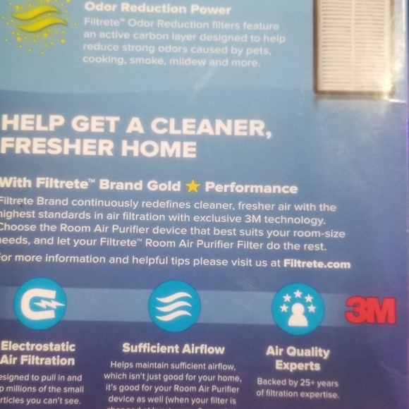 Filtrete by 3M Allergen, Bacteria & Virus True HEPA Air Purifier Filter, Replace - Picture 3 of 3